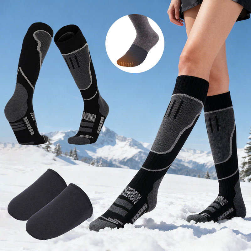 Thermal Sock Winter - 2Pair Thermal Ski Socks and Neoprene