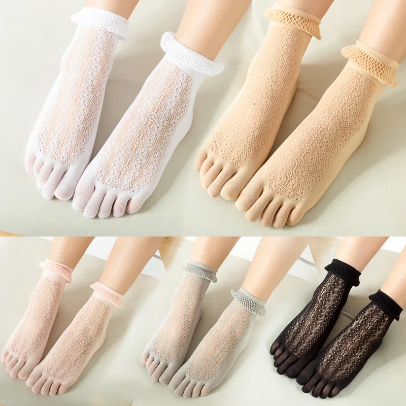 1/5 Double Mesh Five Finger Wo - Toe Sock Split review and price