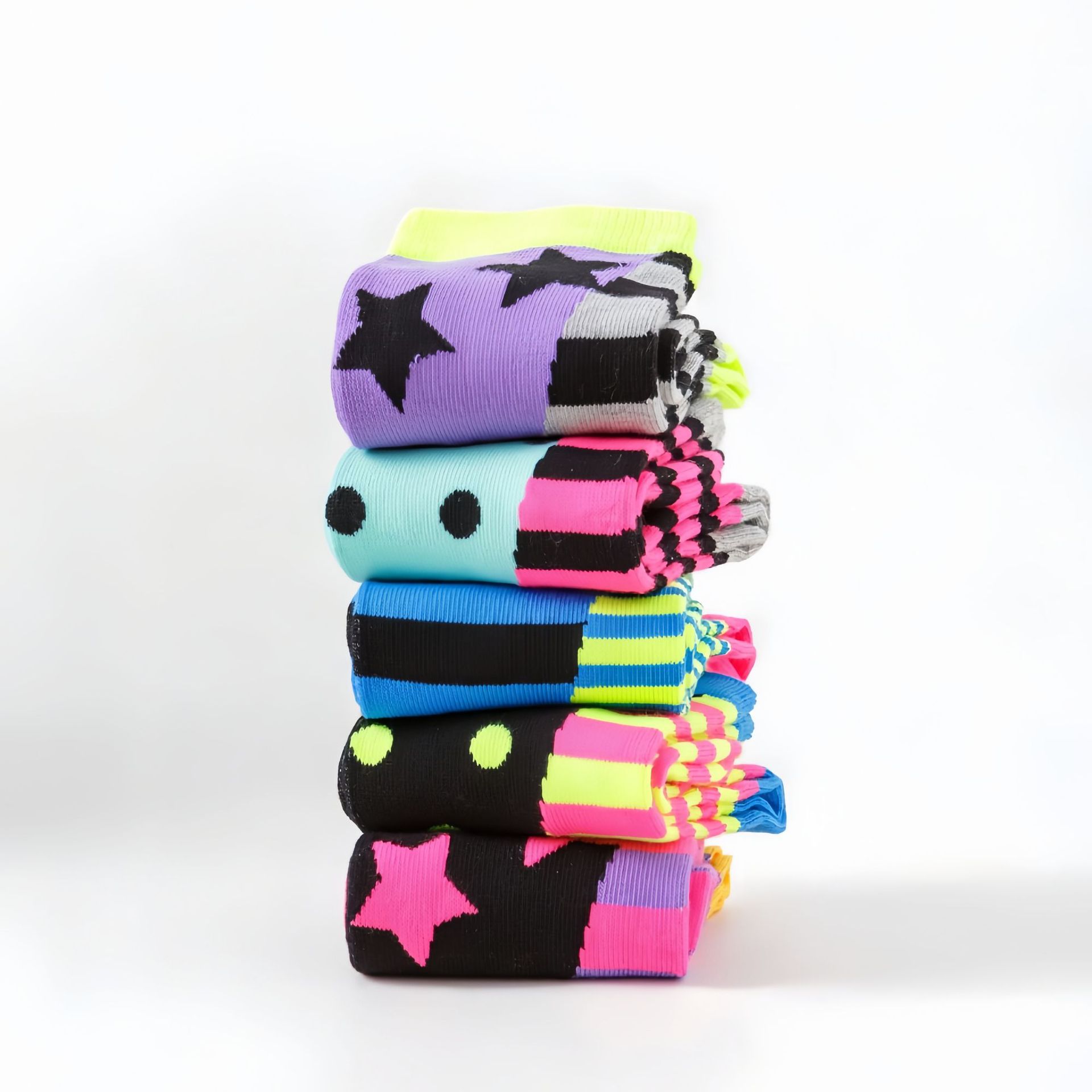 5 Pairs Casual New Fashion Wom - Knee High Sock Women review and price
