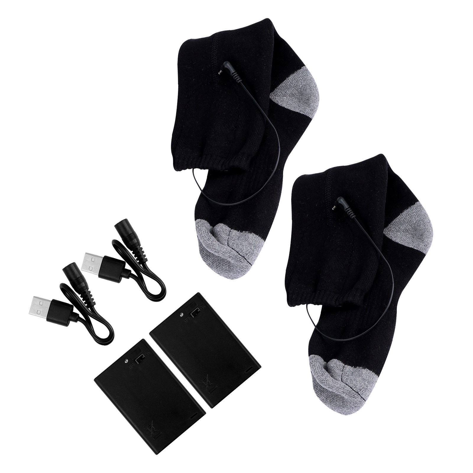 1Set Heated Socks USB Warm Fee - Thermal Sock Winter review and price
