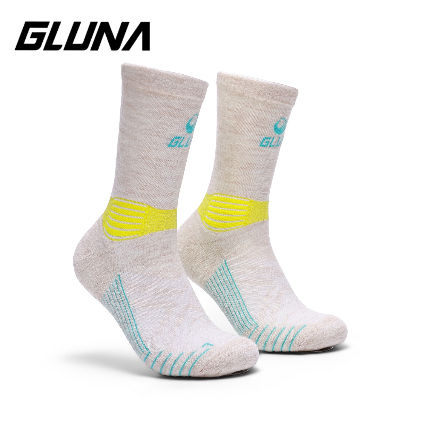 GLUNA Sports Socks for Hiking  - Wool Hiking Sock review and price