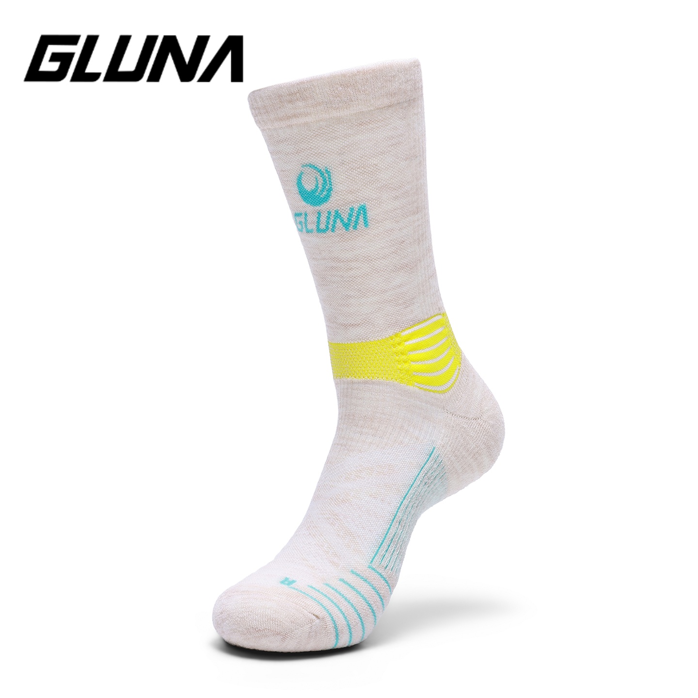 GLUNA Sports Socks for Hiking  - Wool Hiking Sock review and price