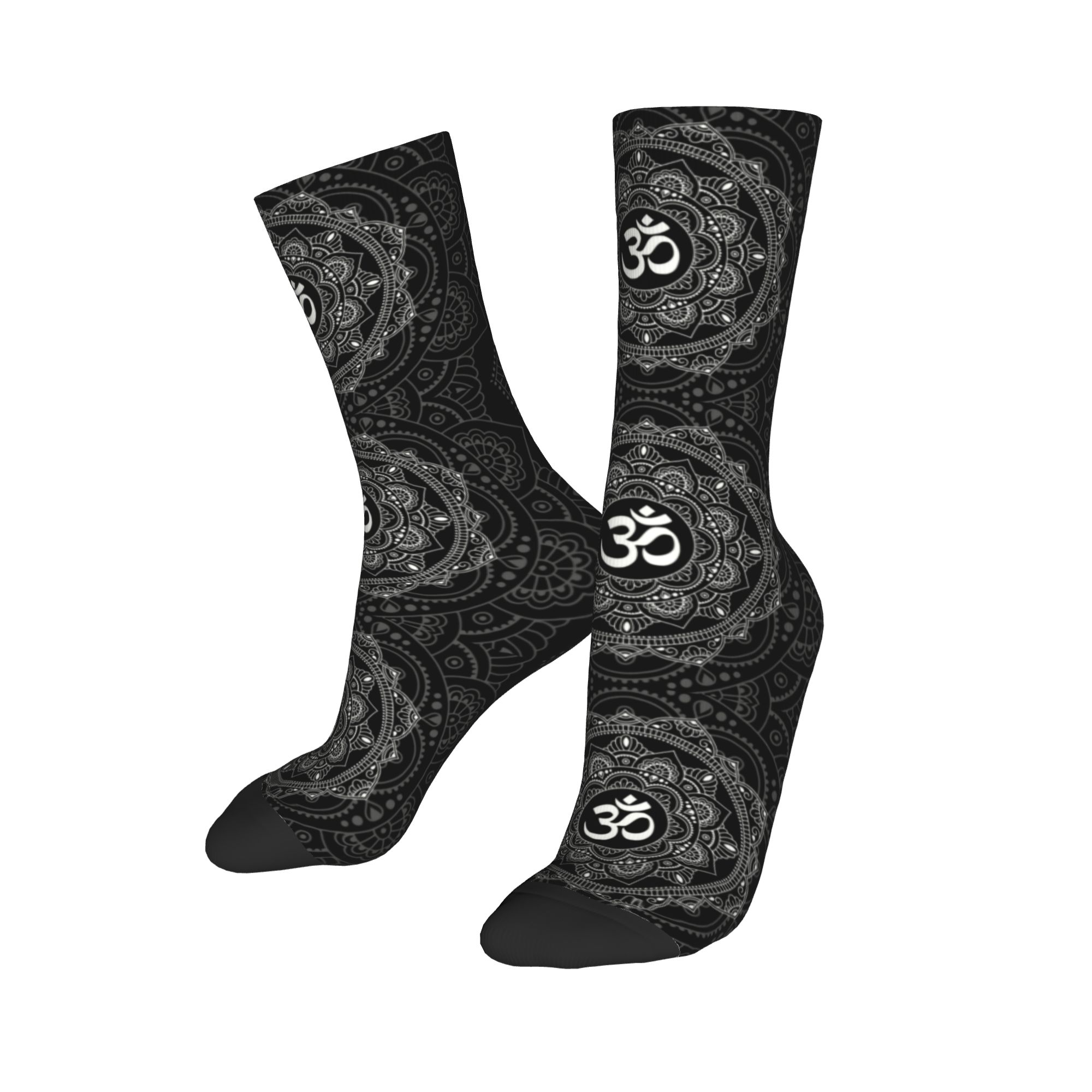 Custom Om Mandala Dress Socks  - Dress Sock Men review and price